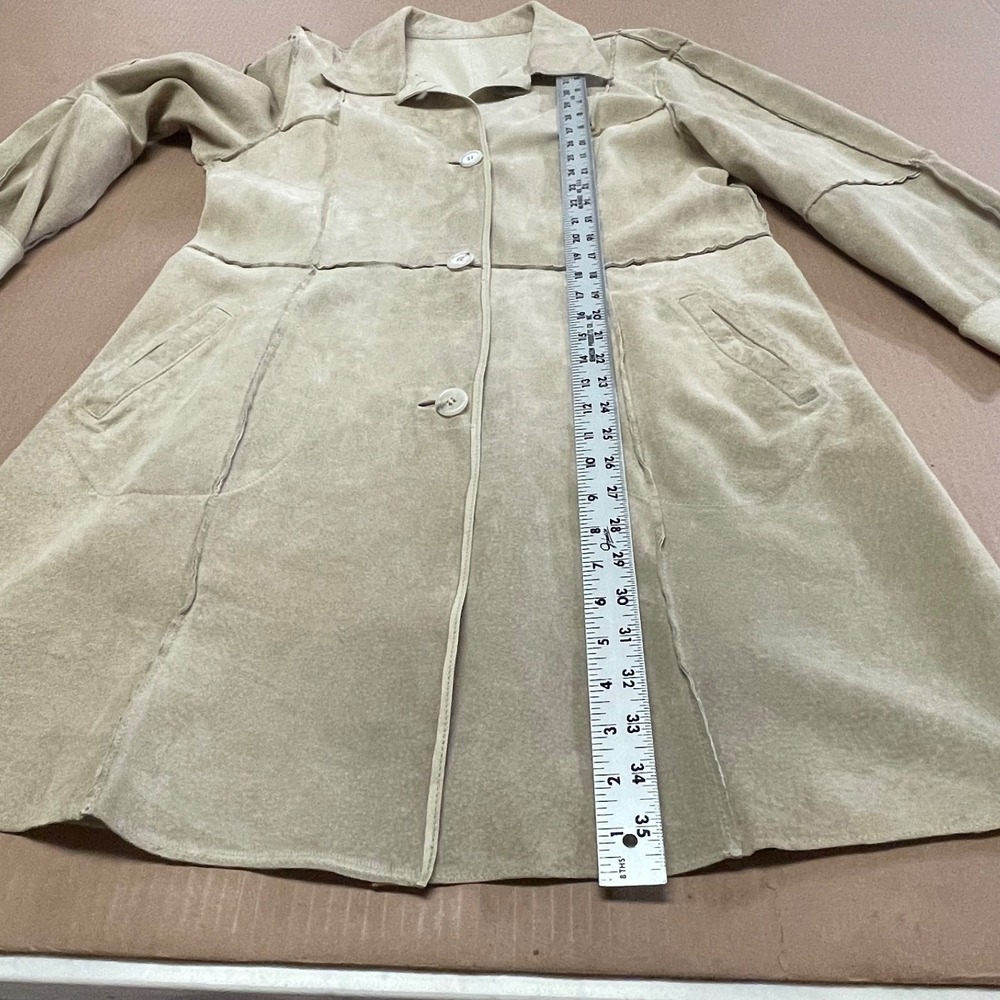 Reversible Leather Boho Suede Leather Women's Duster Jacket Coat Size Medium‎ - Picture 11 of 16